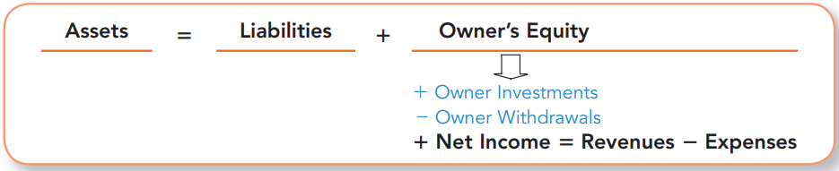 accounting equation extended